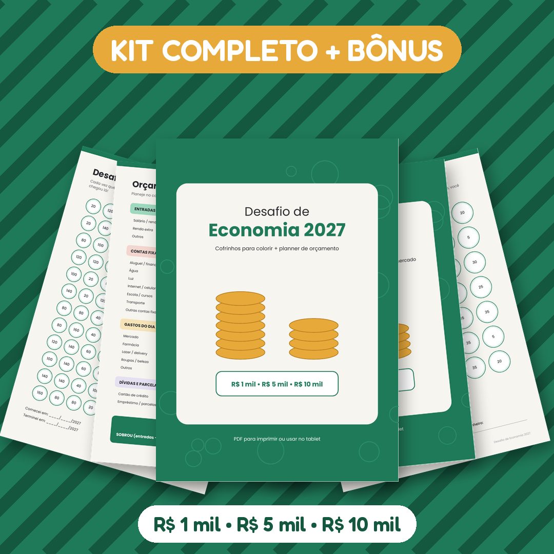 Kit completo com bônus